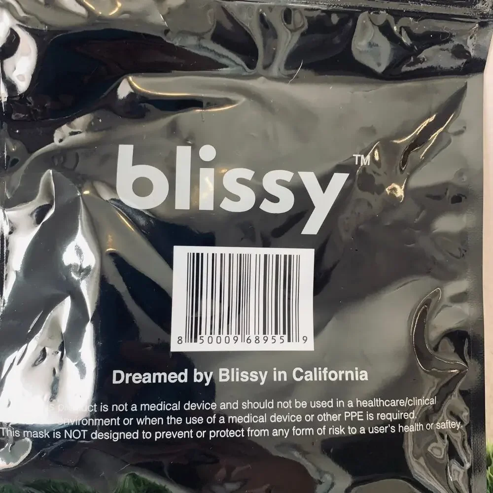 Blissy Silk Face Mask - Black $24.95